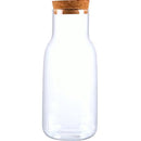 Jarra Água Suco Vidro Garrafa Porta Geladeira Dosador Tampa 1,1 litro