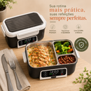 Marmita Elétrica Sem Fio + Bolsa Térmica e Kit Talheres