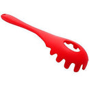 Pegador De Saladas e Churrasco Aço inox e Silicone 25 cm
