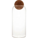 Jarra Água Suco Vidro Garrafa Porta Geladeira Dosador Tampa 1,1 litro