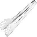 Pegador De Saladas e Churrasco Aço inox e Silicone 25 cm